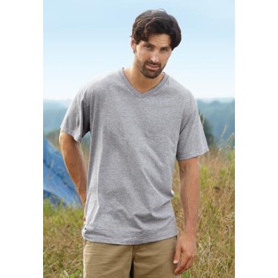 FRUIT OF THE LOOM® HEAVY COTTON HD™ V-NECK T-SHIRT. 39VR