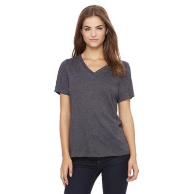 NEW! BELLA+CANVAS™ RELAXED JERSEY SHORT SLEEVE V-NECK LADIES’ TEE. 6405